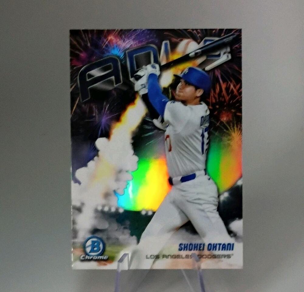 2025 Bowman Chrome REFRACTOR - Adios Shohei Ohtani #AD-17